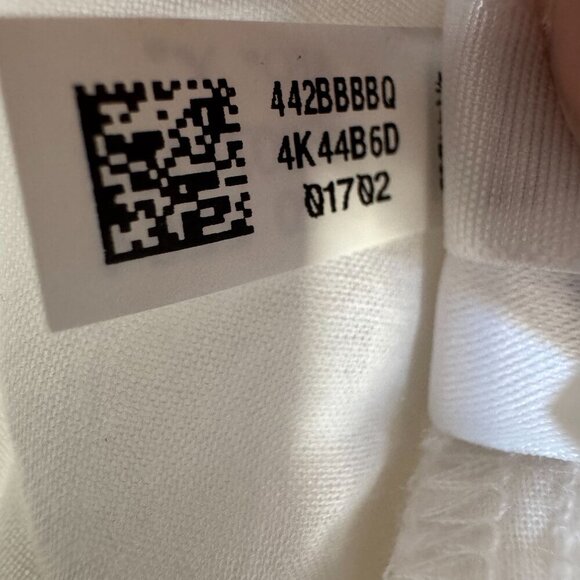 AEO Cotton Blend White Lace Trim Two Tier Elastic Waist Boho Mini Skirt Size XXL - Picture 8 of 15